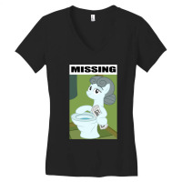 Missing Toilet Pony Horse Thing Women's V-neck T-shirt | Artistshot