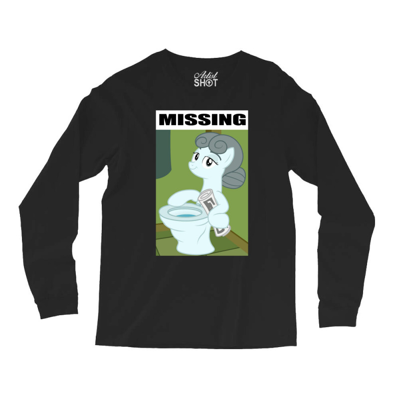 Missing Toilet Pony Horse Thing Long Sleeve Shirts by cm-arts | Artistshot