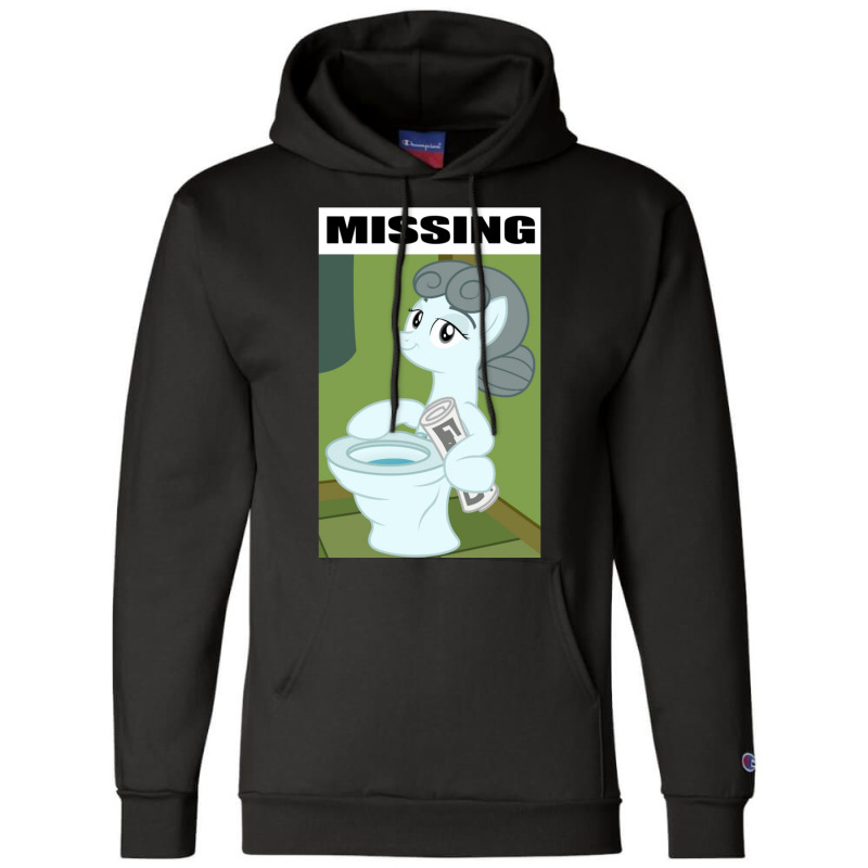 Missing Toilet Pony Horse Thing Champion Hoodie by cm-arts | Artistshot