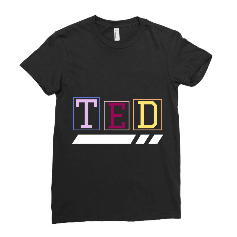 Ted Ladies Fitted T-Shirt by cm-arts | Artistshot