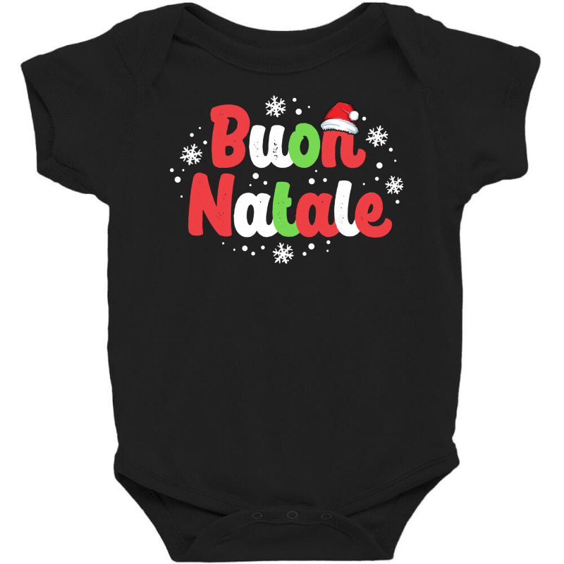 Buon Natale Italy Pride Xmas Holiday Italian Christmas Sweatshirt Baby Bodysuit by cm-arts | Artistshot