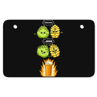 Beer Fusion Barley Malt And Hops Funny Beer Drinking Atv License Plate | Artistshot