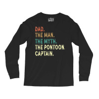 Vintage Life Is Better On The 'toon Pontoon T Shirt Long Sleeve Shirts | Artistshot