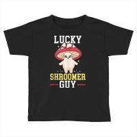 Lucky Shroomer Guy Mushroom Mycology Foraging Morel Hunting Tank Top Toddler T-shirt | Artistshot