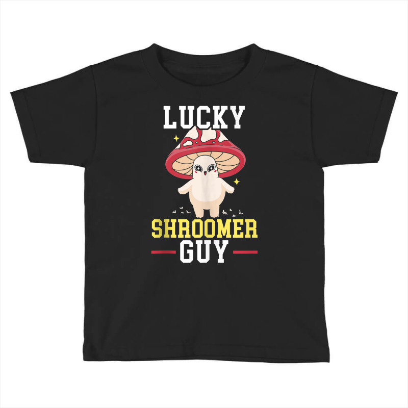 Lucky Shroomer Guy Mushroom Mycology Foraging Morel Hunting Tank Top Toddler T-shirt by cm-arts | Artistshot