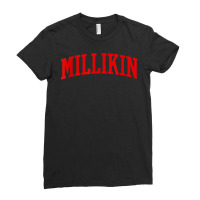 Millikin Arch Vintage Retro University Style T Shirt Ladies Fitted T-shirt | Artistshot