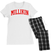 Millikin Arch Vintage Retro University Style T Shirt Women's Pajamas Set | Artistshot