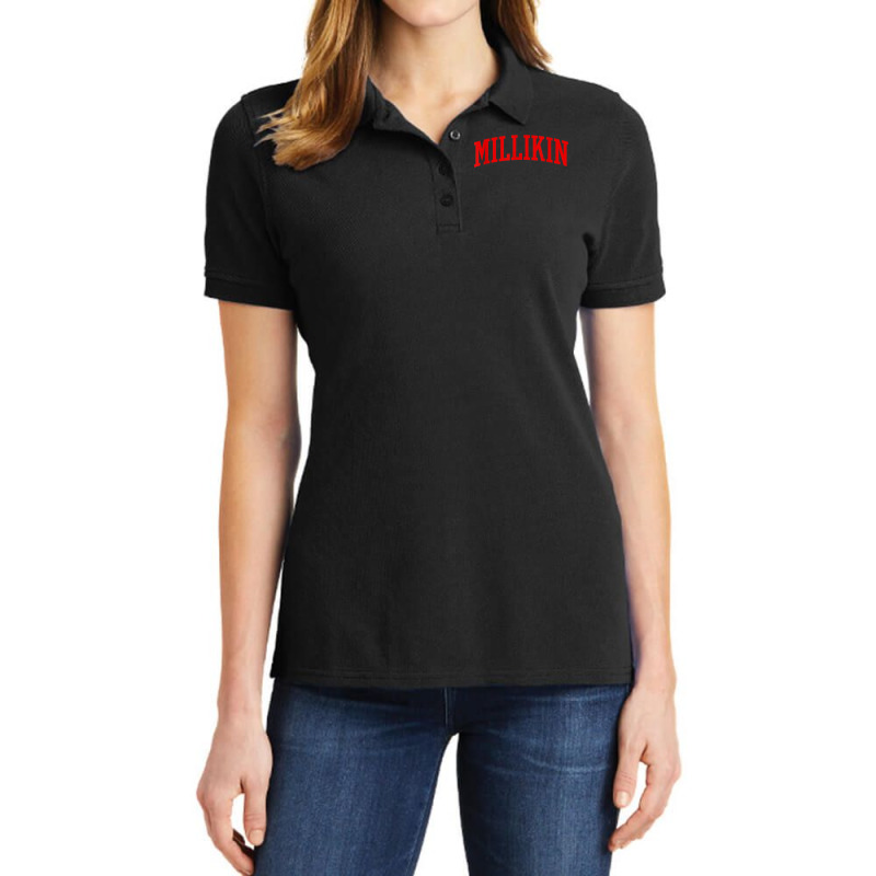 Millikin Arch Vintage Retro University Style T Shirt Ladies Polo Shirt by cm-arts | Artistshot