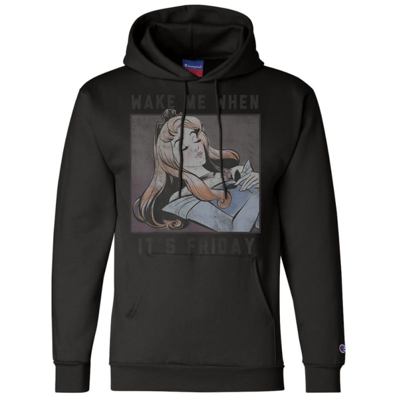 Sleeping Beauty Aurora Wake Me When Its Friday Champion Hoodie | Artistshot