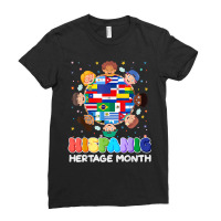 Hispanic Heritage Month Latin American Flag Kids Boys Girls Ladies Fitted T-shirt | Artistshot