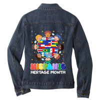 Hispanic Heritage Month Latin American Flag Kids Boys Girls Ladies Denim Jacket | Artistshot