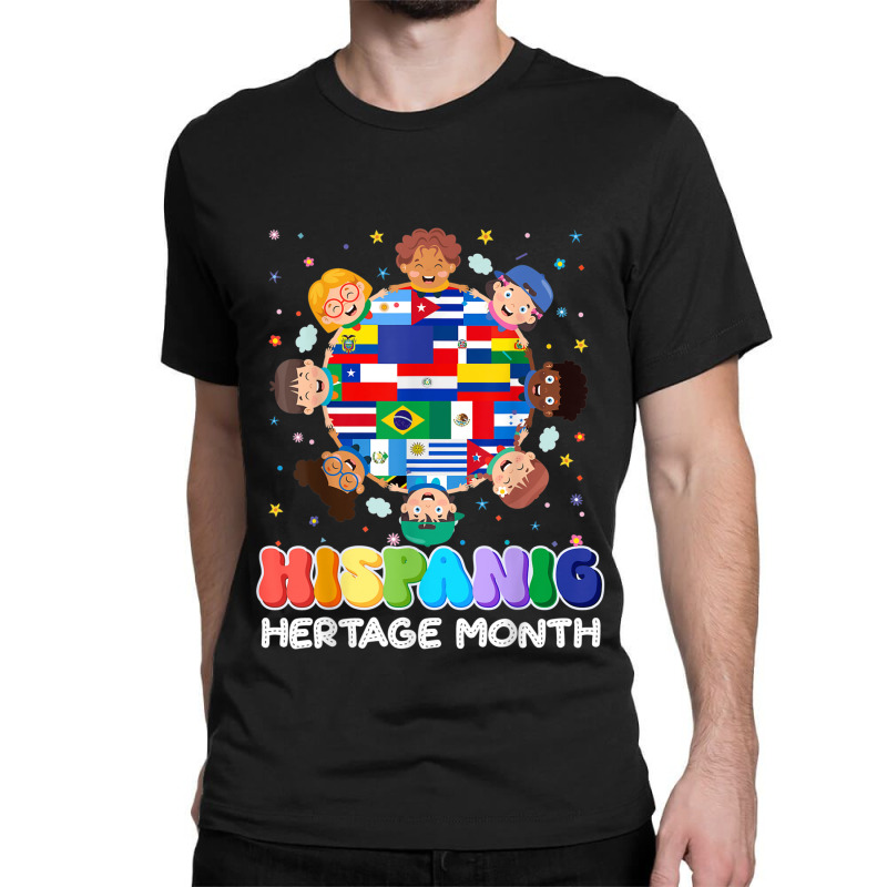 Hispanic Heritage Month Latin American Flag Kids Boys Girls Classic T-shirt by AmandaGoodrich | Artistshot