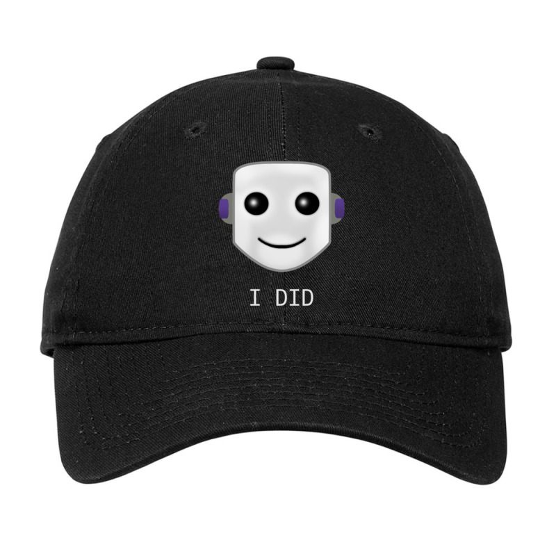 Smiley Face Emote -  I Did Adjustable Cap | Artistshot