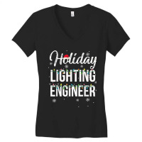 Holiday Lighting Engineer Christmas Light Mens Women's V-neck T-shirt | Artistshot