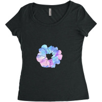 Watercolor Scrunchie Whistlin Diesel Women's Triblend Scoop T-shirt | Artistshot