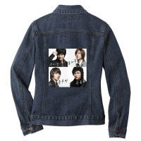 Boys Over Flowers .png Ladies Denim Jacket | Artistshot