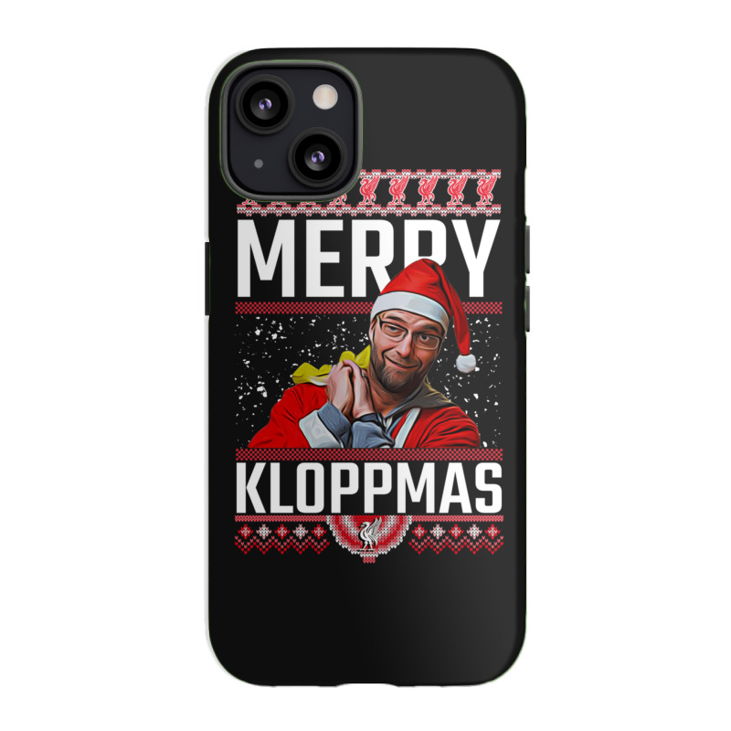 Merry Kloppmas Jurgen Klopp Lfc Christmas Design Classic Iphone 13 Case | Artistshot