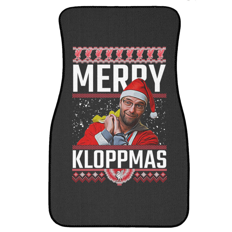 Merry Kloppmas Jurgen Klopp Lfc Christmas Design Classic Front Car Mat | Artistshot