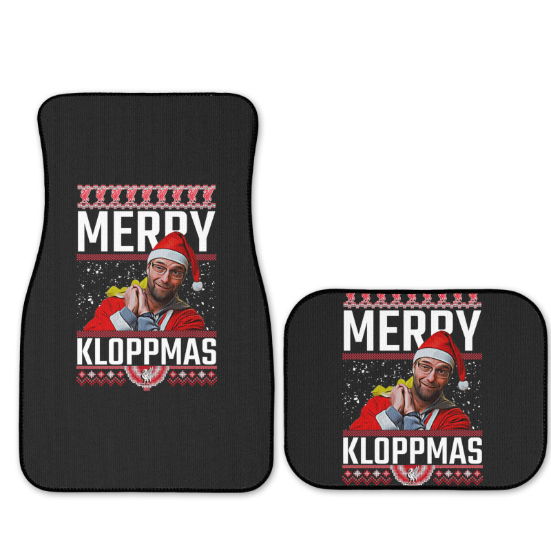 Merry Kloppmas Jurgen Klopp Lfc Christmas Design Classic Full Set Car Mats | Artistshot