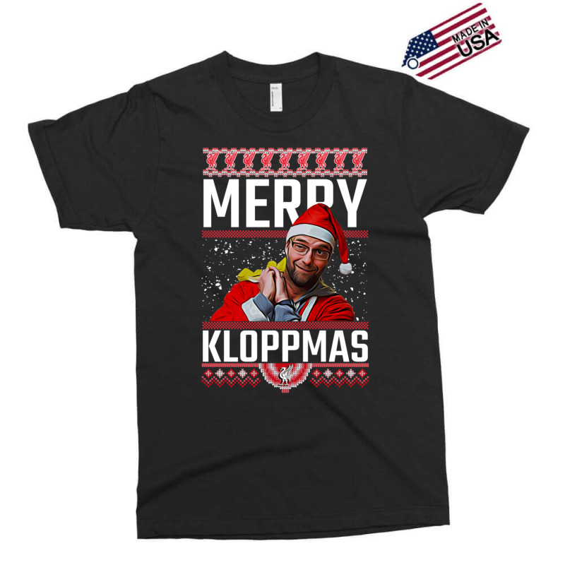 Merry Kloppmas Jurgen Klopp Lfc Christmas Design Classic Exclusive T-shirt | Artistshot