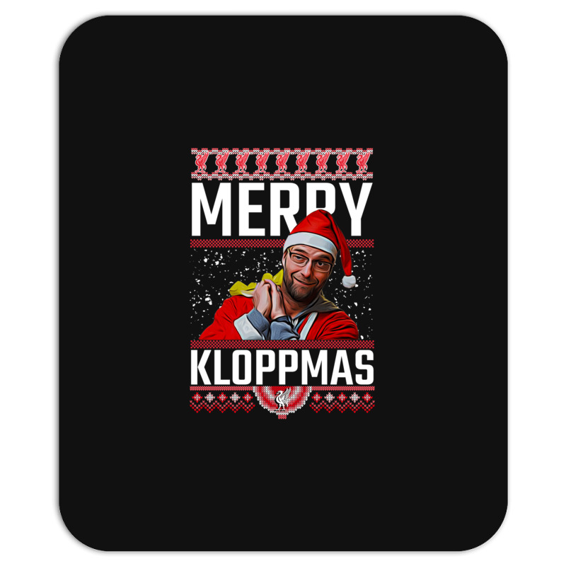 Merry Kloppmas Jurgen Klopp Lfc Christmas Design Classic Mousepad | Artistshot