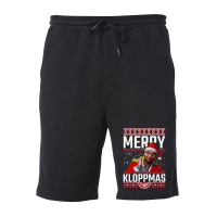 Merry Kloppmas Jurgen Klopp Lfc Christmas Design Classic Fleece Short | Artistshot