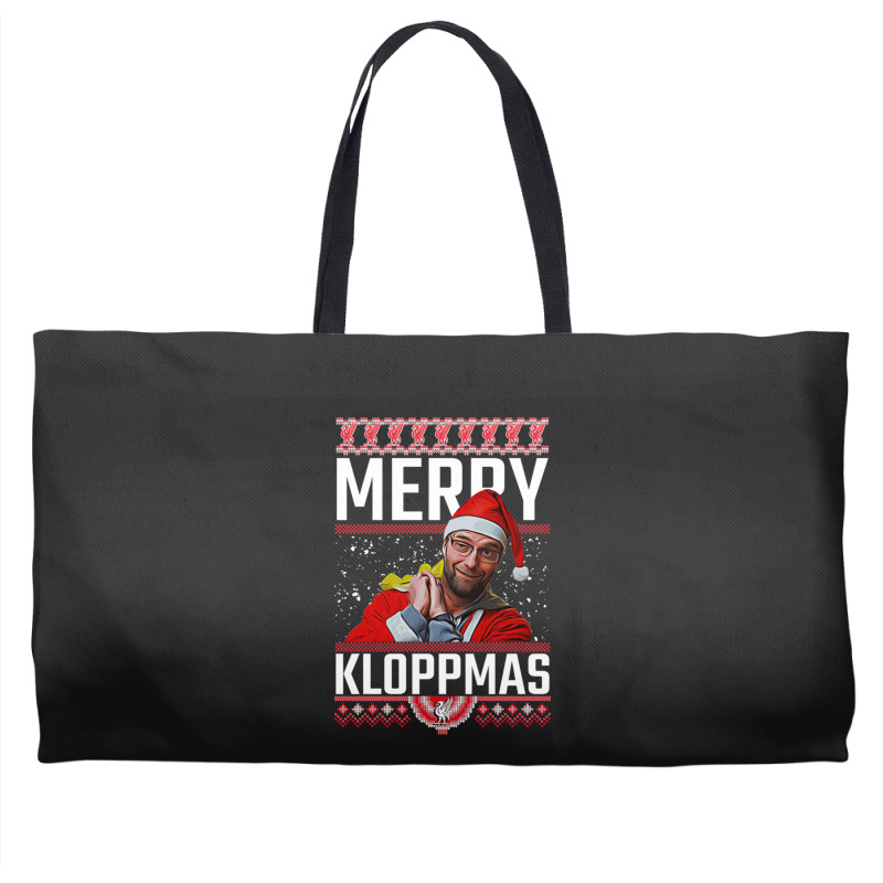 Merry Kloppmas Jurgen Klopp Lfc Christmas Design Classic Weekender Totes | Artistshot