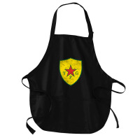 Ypg Peoples Protection Units Distressed Medium-length Apron | Artistshot