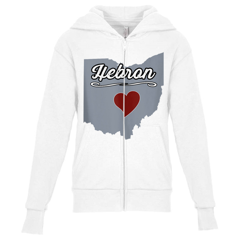 Hebron   Ohio  Oh City State Usa   Cute Souvenir   Tank Top Youth Zipper Hoodie by cm-arts | Artistshot