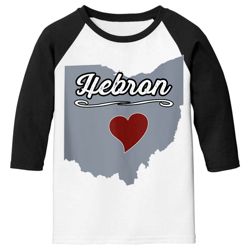 Hebron   Ohio  Oh City State Usa   Cute Souvenir   Tank Top Youth 3/4 Sleeve by cm-arts | Artistshot