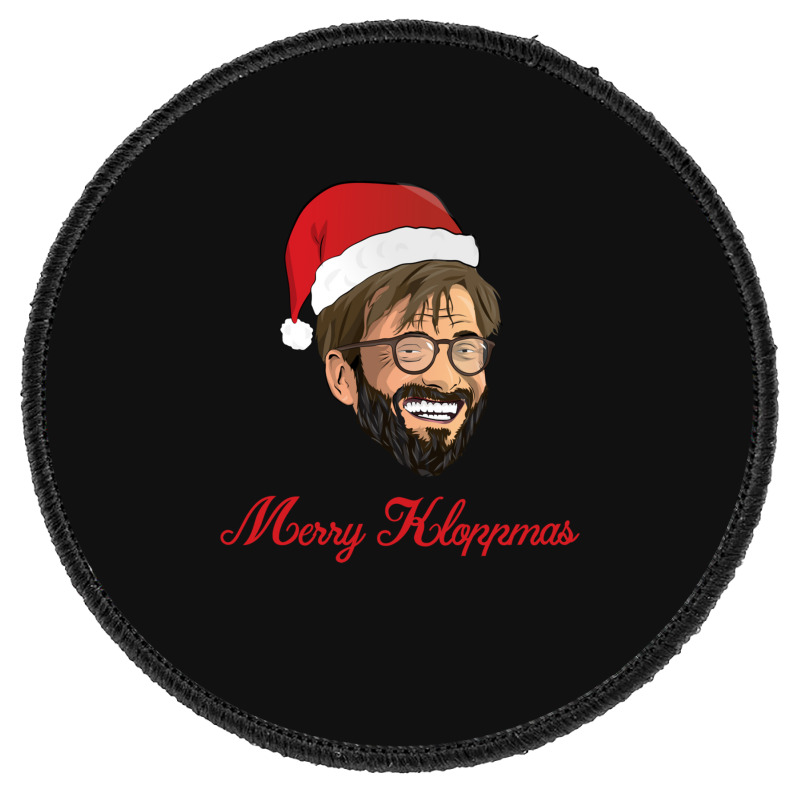 Merry Kloppmas Liverpool Special Essential Round Patch | Artistshot