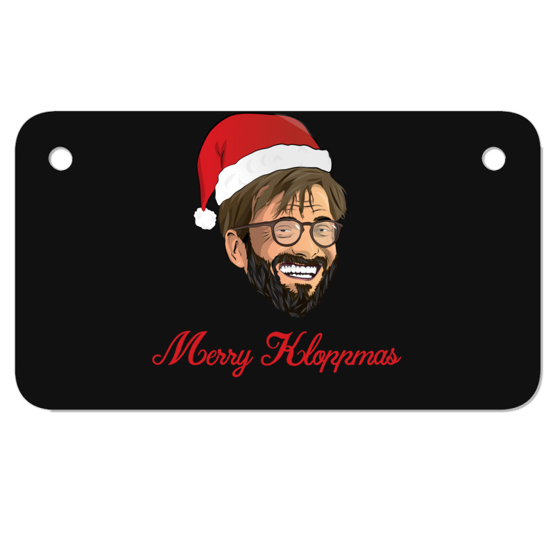 Merry Kloppmas Liverpool Special Essential Motorcycle License Plate | Artistshot