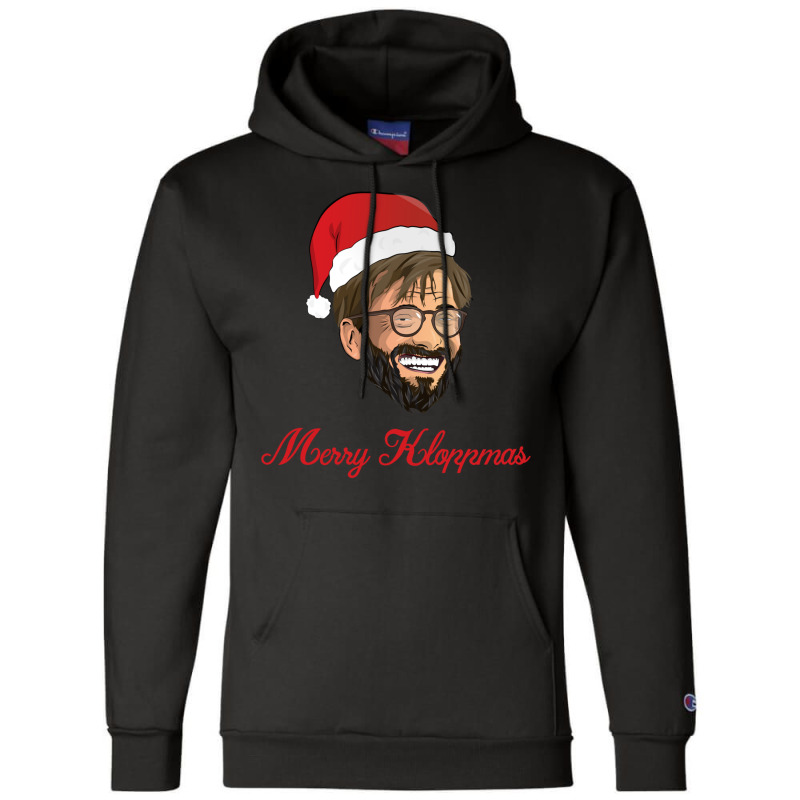 Merry Kloppmas Liverpool Special Essential Champion Hoodie | Artistshot