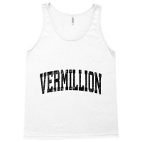 Vermillion South Dakota Sd Vintage Athletic Sports Black Des Tank Top Tank Top | Artistshot