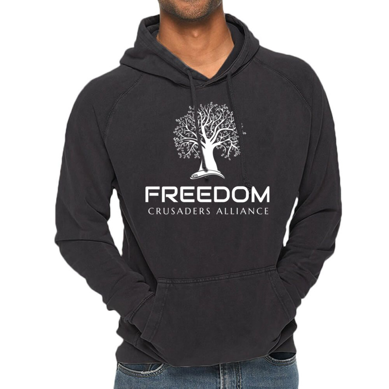 Freedom Crusaders Alliance - White Essential Vintage Hoodie | Artistshot