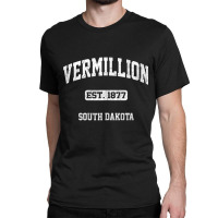 Vermillion South Dakota Sd Vintage State Athletic Style Tank Top Classic T-shirt | Artistshot