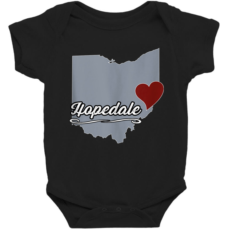 Hopedale   Ohio  Oh City State Usa   Cute Souvenir   Tank Top Baby Bodysuit by cm-arts | Artistshot