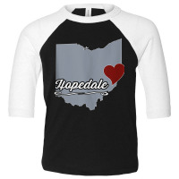 Hopedale   Ohio  Oh City State Usa   Cute Souvenir   Tank Top Toddler 3/4 Sleeve Tee | Artistshot