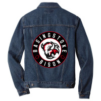 Basingstoke Bison Ice Hockey Men Denim Jacket | Artistshot