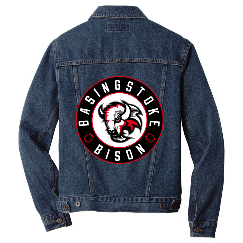 Basingstoke Bison Ice Hockey Men Denim Jacket by DemetriusWatkinsSr | Artistshot