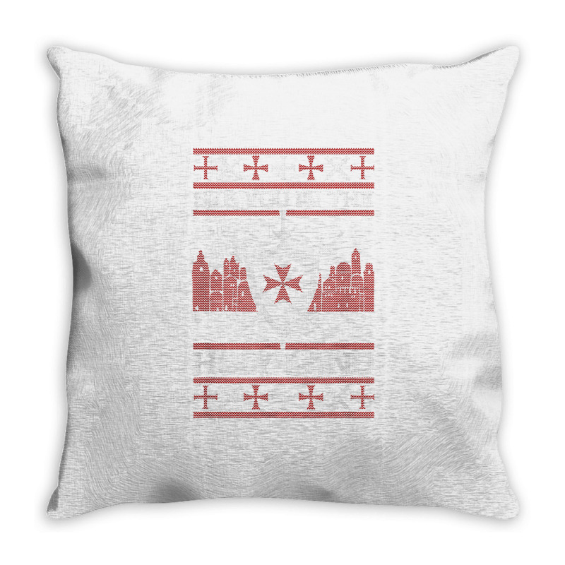 See You In The Holy Land Ugly Christmas Funny T Shirt Throw Pillow | Artistshot