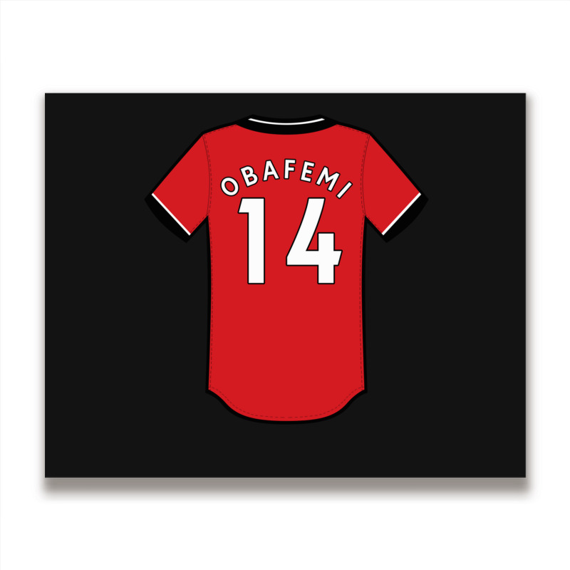 Michael Obafemi Jersey Classic Metal Print Horizontal | Artistshot