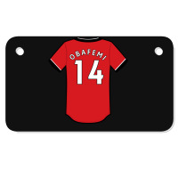 Michael Obafemi Jersey Classic Motorcycle License Plate | Artistshot