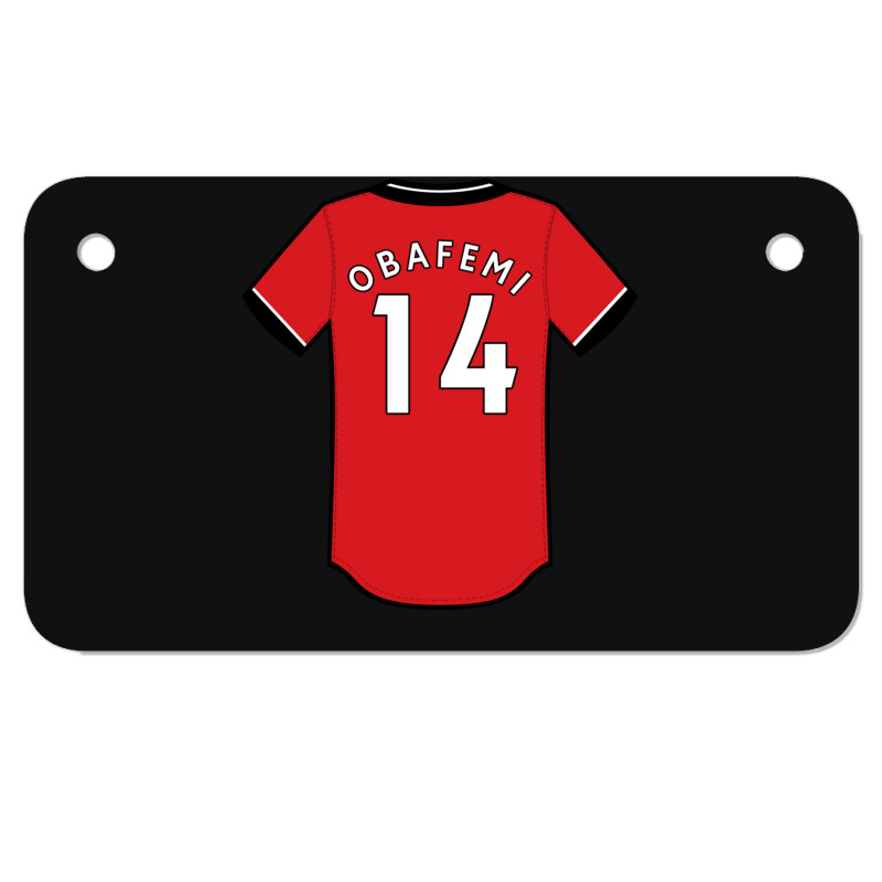 Michael Obafemi Jersey Classic Motorcycle License Plate | Artistshot