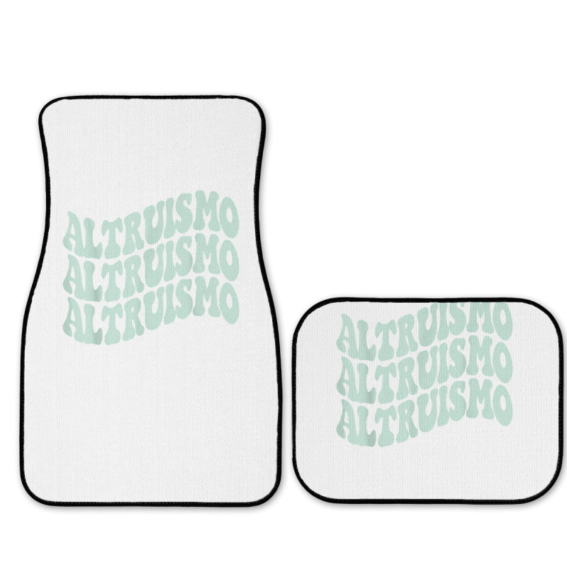 Altruismo   School Spirit Wavy Stacked T Shirt Full Set Car Mats | Artistshot