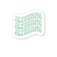 Altruismo   School Spirit Wavy Stacked T Shirt Sticker | Artistshot