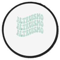 Altruismo   School Spirit Wavy Stacked T Shirt Round Patch | Artistshot