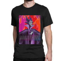 Villains Maleficent Flames Classic T-shirt | Artistshot