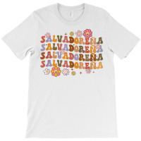 Salvadorena Retro Groovy Salvador Salvadorenan Latina Latinx T Shirt T-shirt | Artistshot