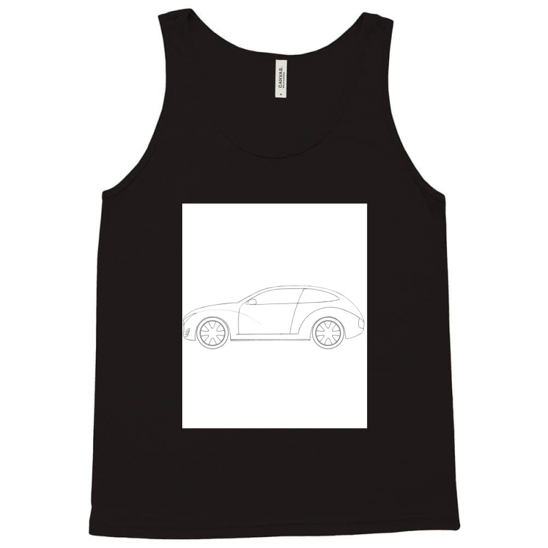 Car Technical Drawing - Shooting Brake Tank Top | Artistshot